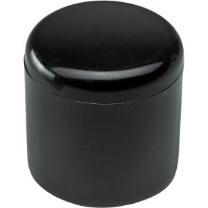 Copertura nera Hettich in plastica per tubi tondi, Ø 18 mm, set da 4.