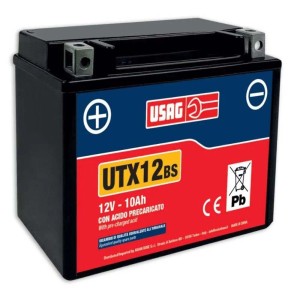 Batteria avviamento moto moto Usag X12-BS 12V 10Ah