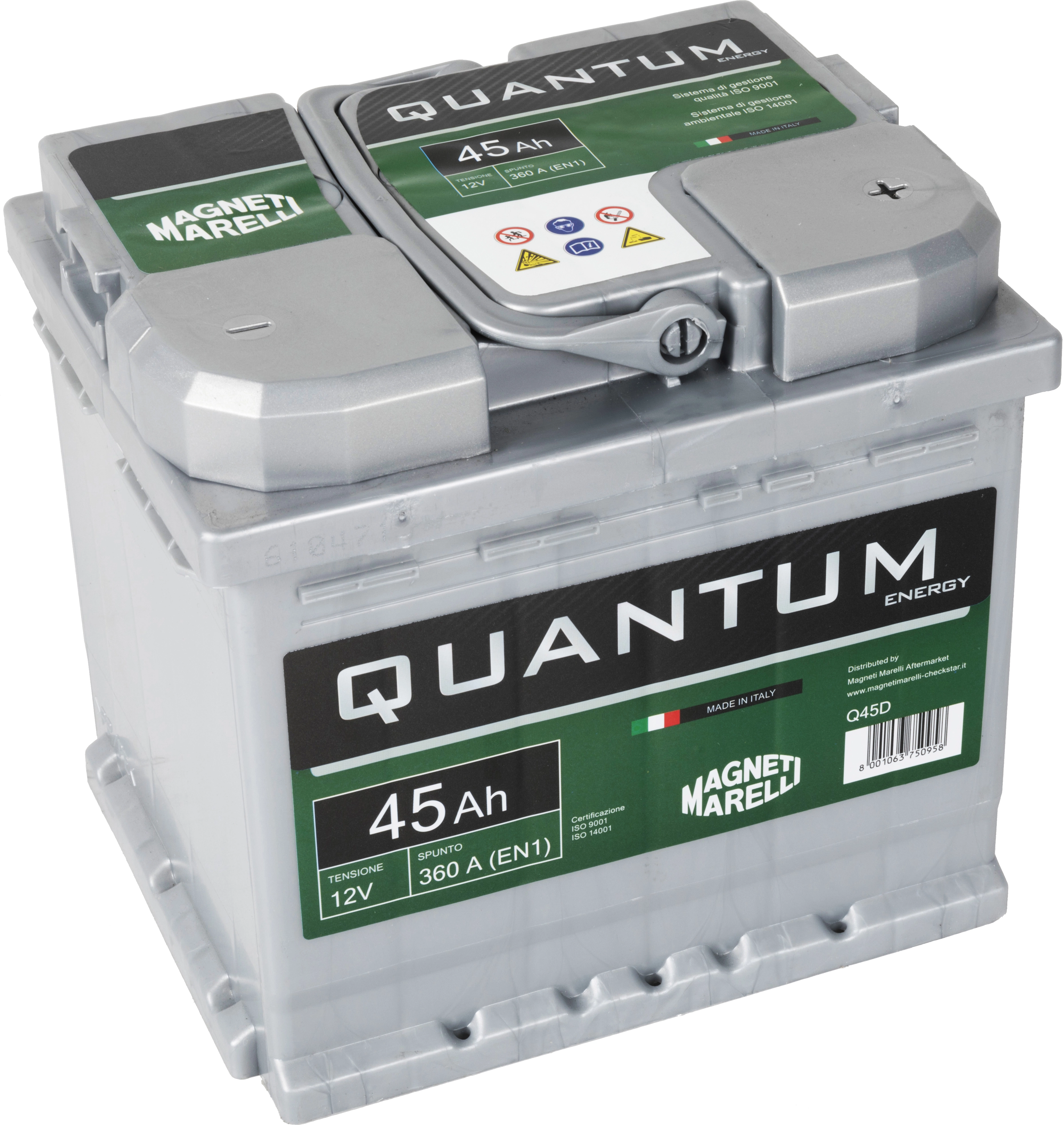 Batteria auto Magneti Marelli Quantum 45 Ah dx