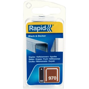 Graffe a dorso sottile Rapid 970 per cucitrici manuali e graffettatrici, disponibili online su OBI.