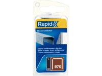 Graffe A Filo Fine Rapid No.53 - 14 Mm, Acciaio Zincato, 1080 Pz, Per Tessuti E Etichette - Foto 10