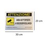 Cartello area videosorvegliata pvc 30x20 cm_2