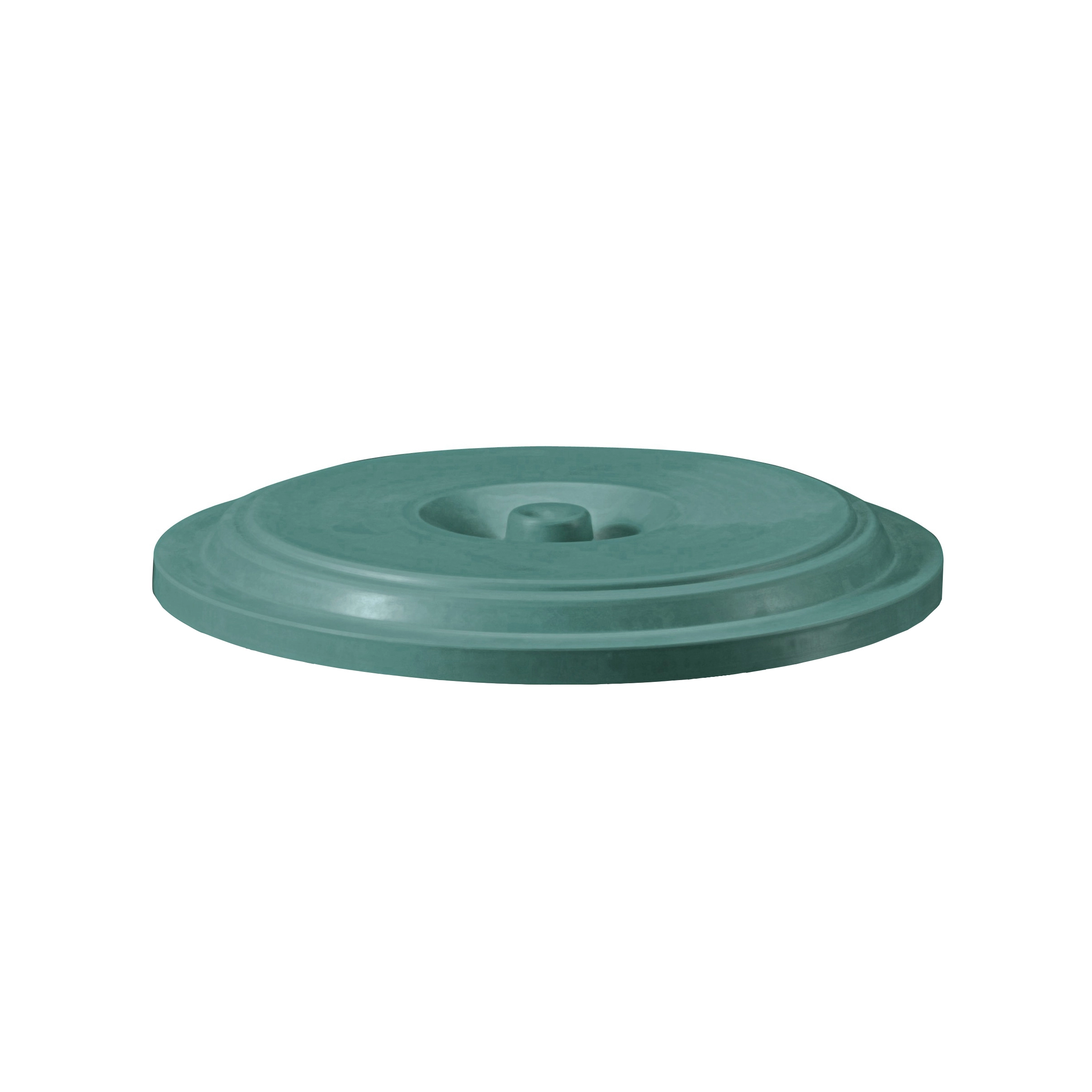 Bidoni Immondizia Hdpe Verde Coperchio Vite Lt. 70