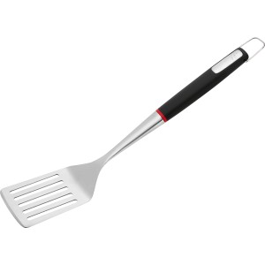 Spatola per grill Jamestown con manico soft-touch, utensile per barbecue in acciaio inox.