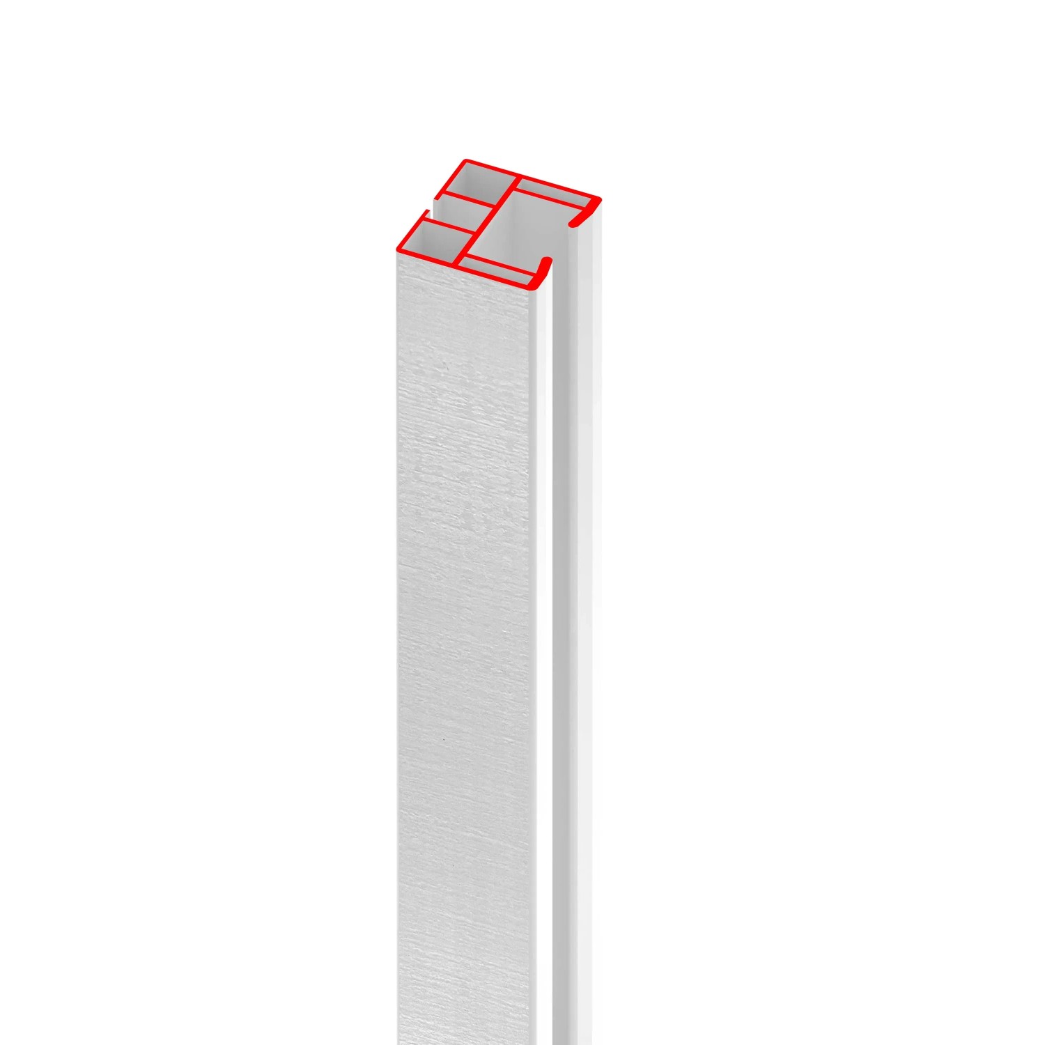 Porta A Soffietto In PVC - Misure 82x210 Cm, Bianco, Con Scrocchetto Magnetico
