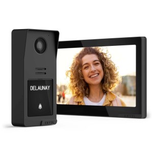 Videocitofono WiFi 2 Fili 7" 2K Extel Digital Connect nero