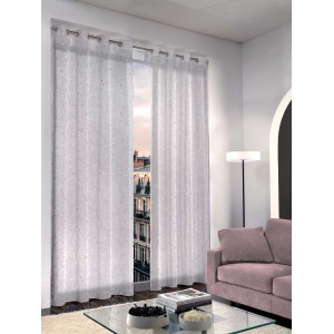 Tenda con anelli Mandy 140x280 cm grigio