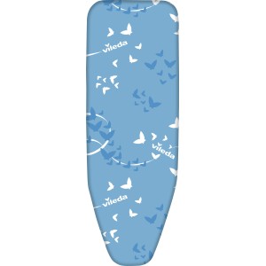 Copriasse da stiro azzurro con farfalle.