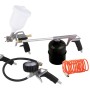 t.b.t. Accessori per compressori: pistola a spruzzo, sabbiatrice, manometro per pneumatici, pistola a tazza, tubo a spirale.