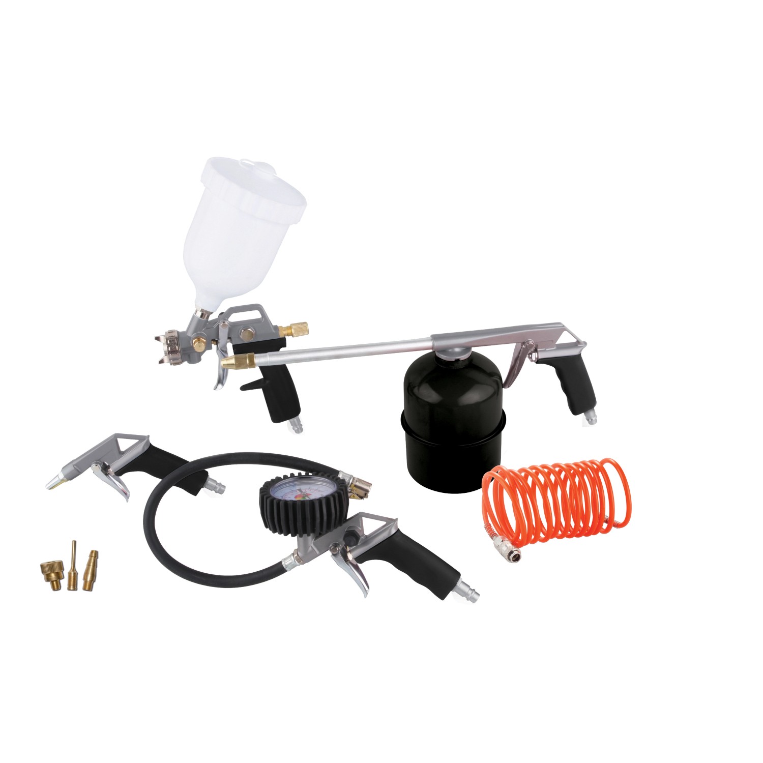 COMPRESSORE D'aria 20Pcs KIT TUBO PNEUMATICO Gonfiare Ugelli - Foto 4