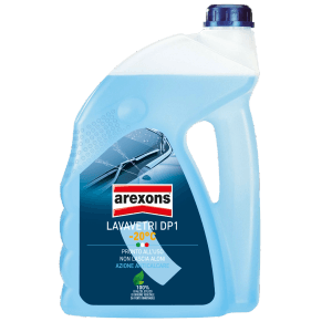 Liquido lavavetri Arexons, pronto all'uso fino a -20°C. Per una visione chiara in inverno.