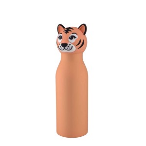 Borraccia t.b.t. con testa di tigre per campeggio e outdoor.
