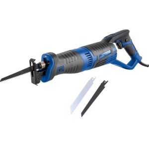 LUX Seghetto alternativo E-SBS-21: Sega a gattuccio blu e grigia con lame per legno e acciaio.