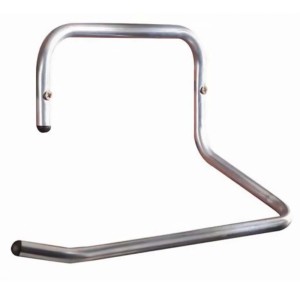 Gancio portarotolo ferro zincato 22x34x13,5 cm Ø 16 mm