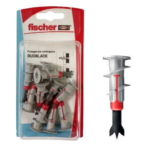 Tasselli Fischer Duoblade per cartongesso, confezione multipla.