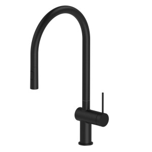 Lavabo bocca alta Vermont con doccino estraibile 2 getti nero