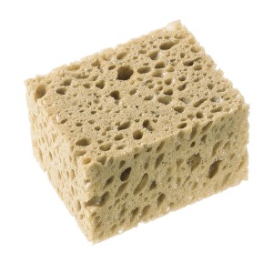 Spugna beige LUX per effetti creativi di pittura e decorazione murale.
