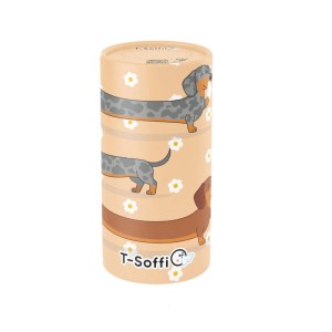 Fazzoletti in tubo T-Soffio Bassotto 3 veli 40 pezzi 7x7x14 cm