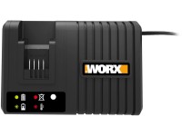 Caricatore Rapido Doppio WA3883 20V Per Batterie Worx – Ricarica 2 Batterie Contemporaneamente, 100W, Con Indicatore LED