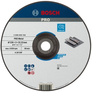 Disco taglio standard Bosch Metallo 230x3x22,23 mm