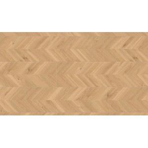 Piastrelle viniliche chiare con motivo a spina di pesce per pavimenti.