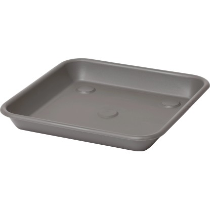 Sottovaso quadro Omnia 23 cm grigio fumo