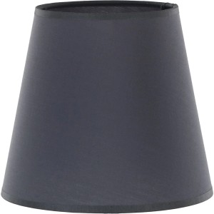Paralume grigio per lampade da tavolo o da terra.