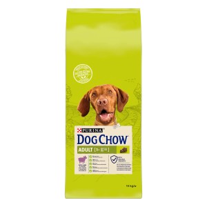 Dog Chow Adult cibo secco per cani con agnello, sacco da 14kg. Alimento secco per cani adulti.