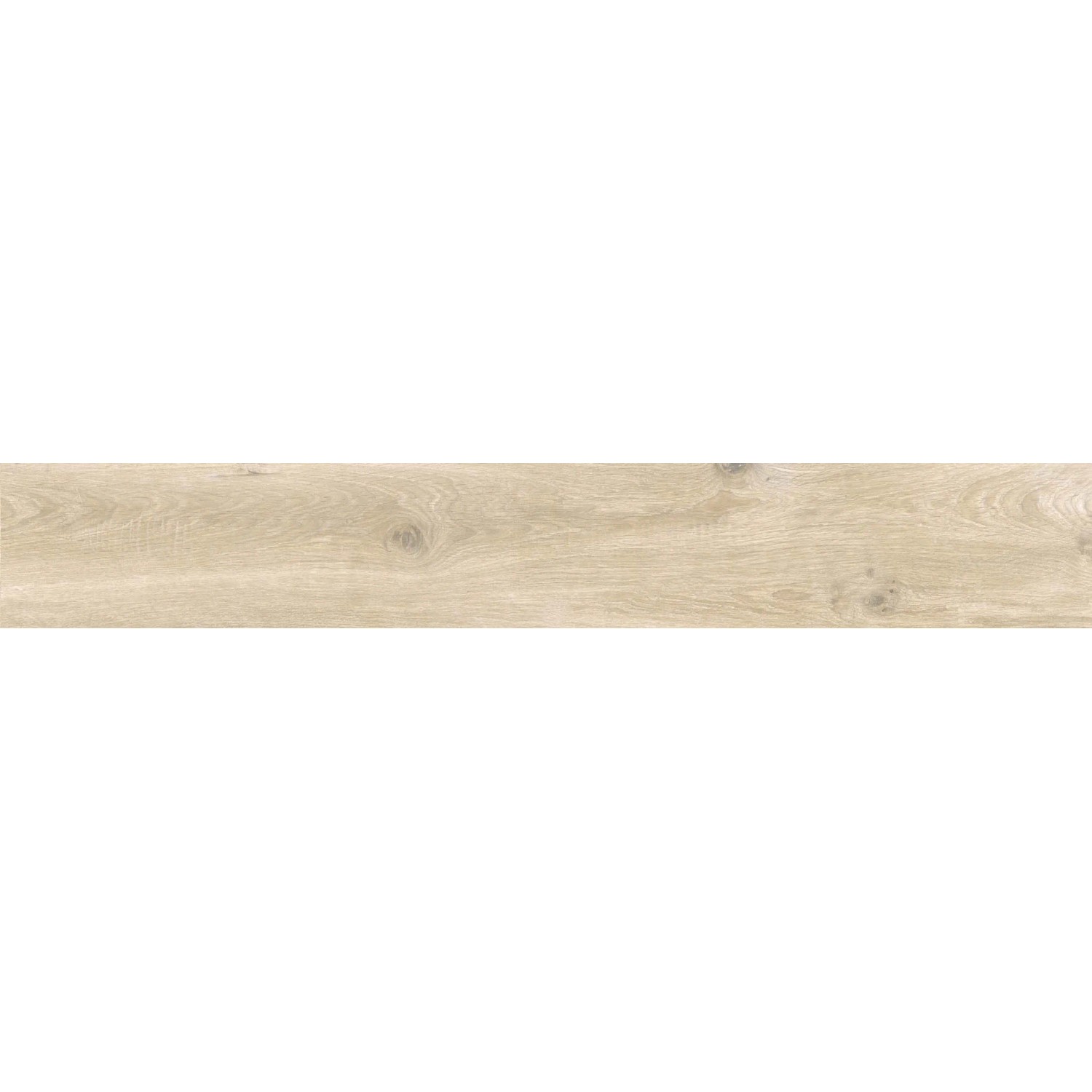 Piastrella per pavimenti chiara effetto legno. Ideale per spazi abitativi.