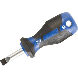 Cacciavite per carburatore LUX Comfort SL 6,5 mm con manico blu e nero.