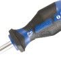 Cacciavite per carburatore LUX Comfort SL 6,5 mm con manico blu e nero.