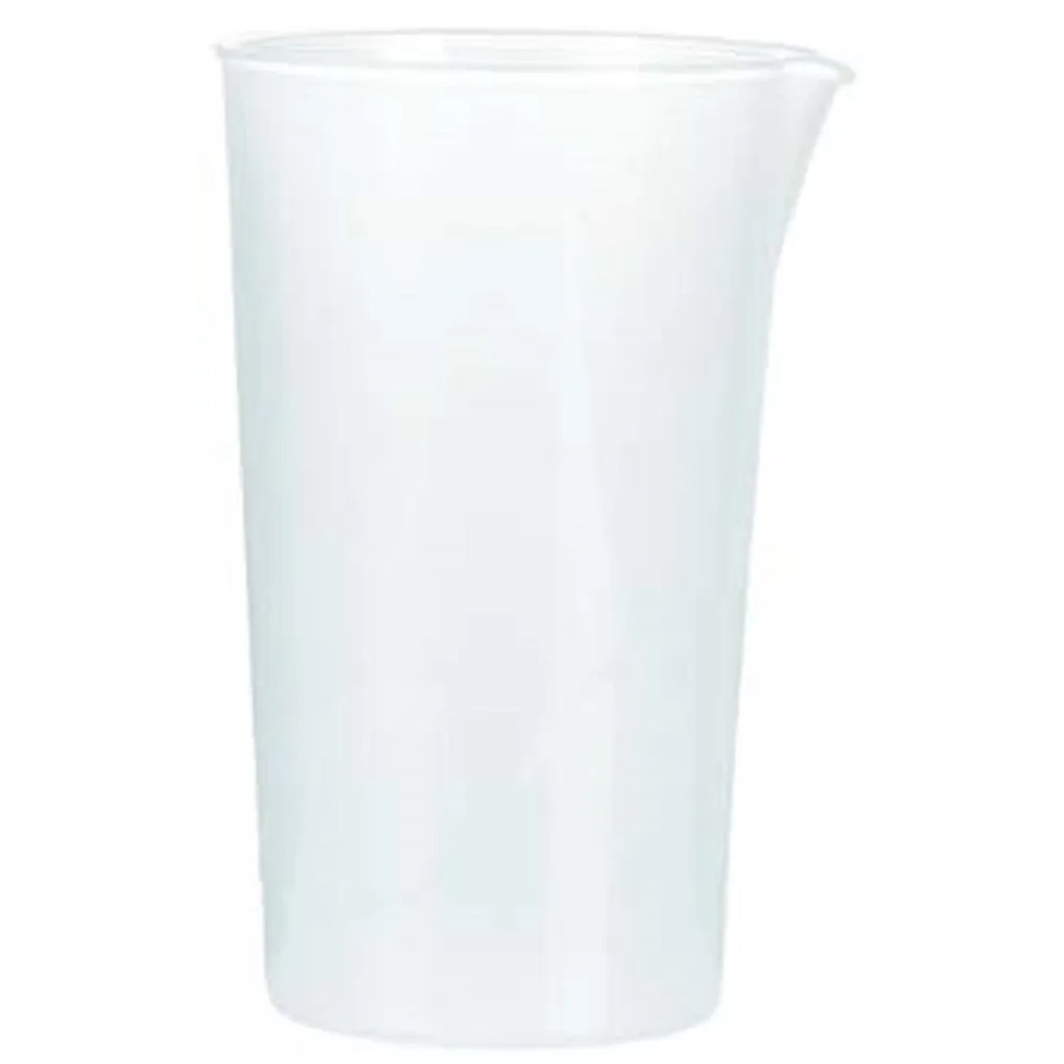 Misurino in plastica trasparente per mixer e sbattitori a mano.