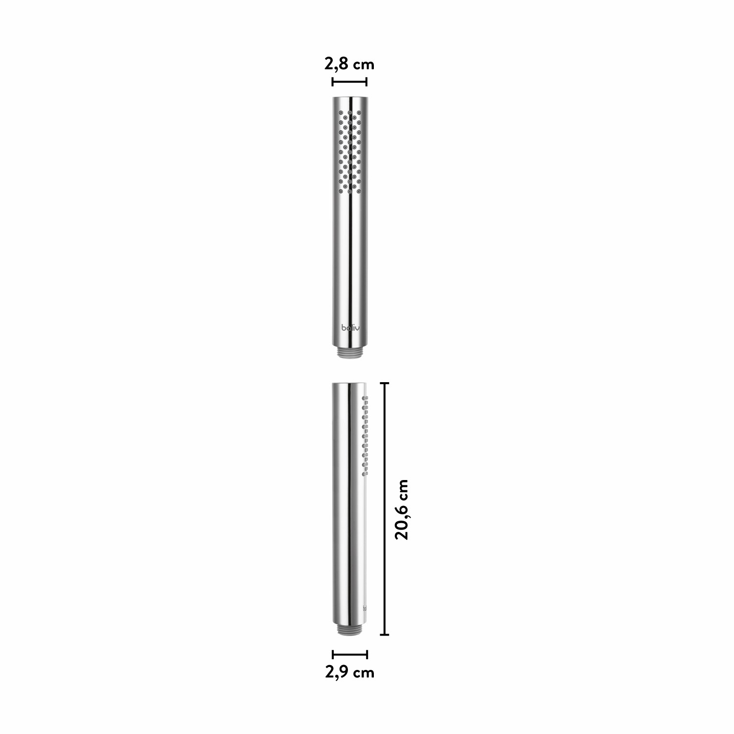 Baliv Soffione doccia KBR-20.10 cromato