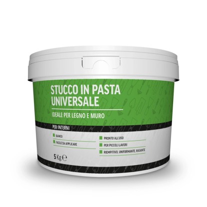 Stucco pasta legno muro per interni 5 Kg