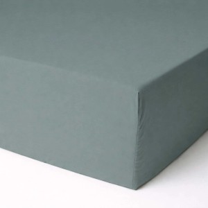 Lenzuola sotto con angoli tinta unita 90x200 cm verde