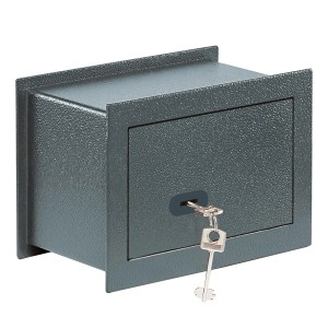 Cassaforte a muro Burg Wächter Pure Safe PSW 110 K antracite con chiave.