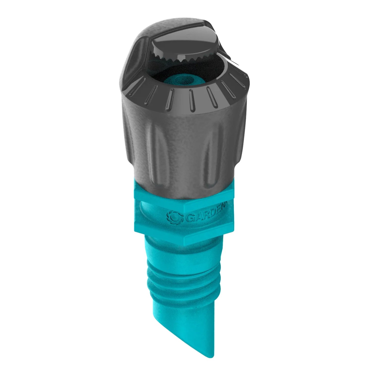 Ugello a spruzzo Gardena 180° per aiuole e orti, sistema micro-goccia, dettaglio.