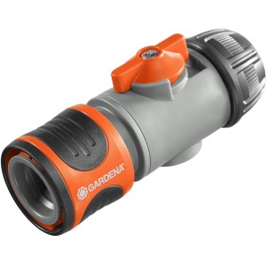 Valvola di regolazione Gardena per sistemi di irrigazione, arancio/grigio.