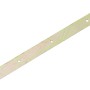 Bandella per cerniera zincata gialla, 400 mm, per fissaggio di porte e cancelli.