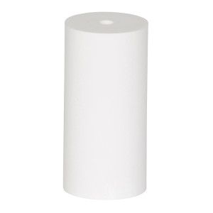 Paralume bianco cilindrico come componente per lampade.