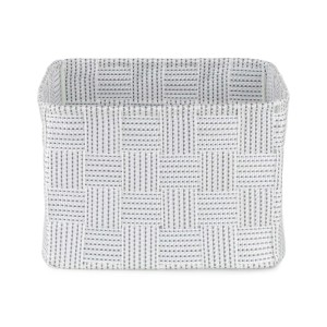 Organizer multiuso Toronto bianco grigio 19x14x13 cm