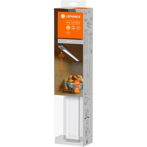 Confezione della lampada sottopensile a LED Ledvance Cabinet Slim 30 cm con sensore a infrarossi.