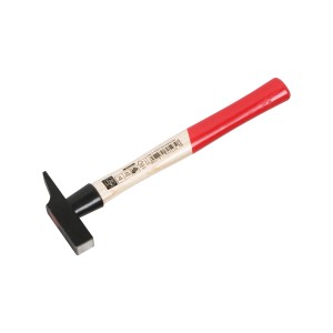Martello da falegname LUX 22 mm con manico in noce americano rosso e testa nera.