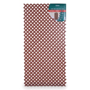 Grigliato/Traliccio marrone t.b.t. per giardino e terrazza.