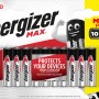 Energizer Max AAA batterie, confezione da 10. Batterie alcaline per dispositivi.