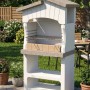 Barbecue in muratura Dony legna e carbonella 82x51,5 cm grezzo_2