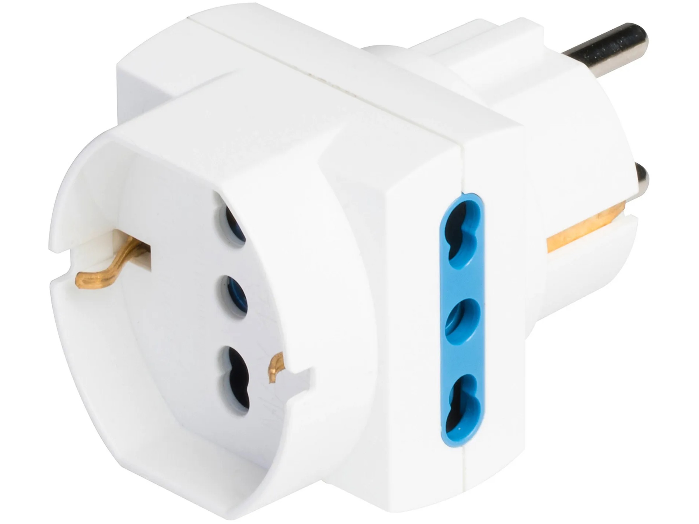Nuovo Adattatore Spina Due Per Tre Pin Spazzolino Epilatore Bathroom-Uk