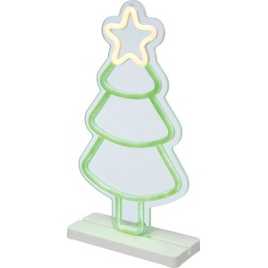 Albero luminoso a LED 153 luci 19x35 cm