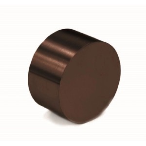 Corrimano t.b.t. marrone, forma cilindrica.