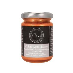 Pittura metallizzata Fleur color bronzo per il fai-da-te.